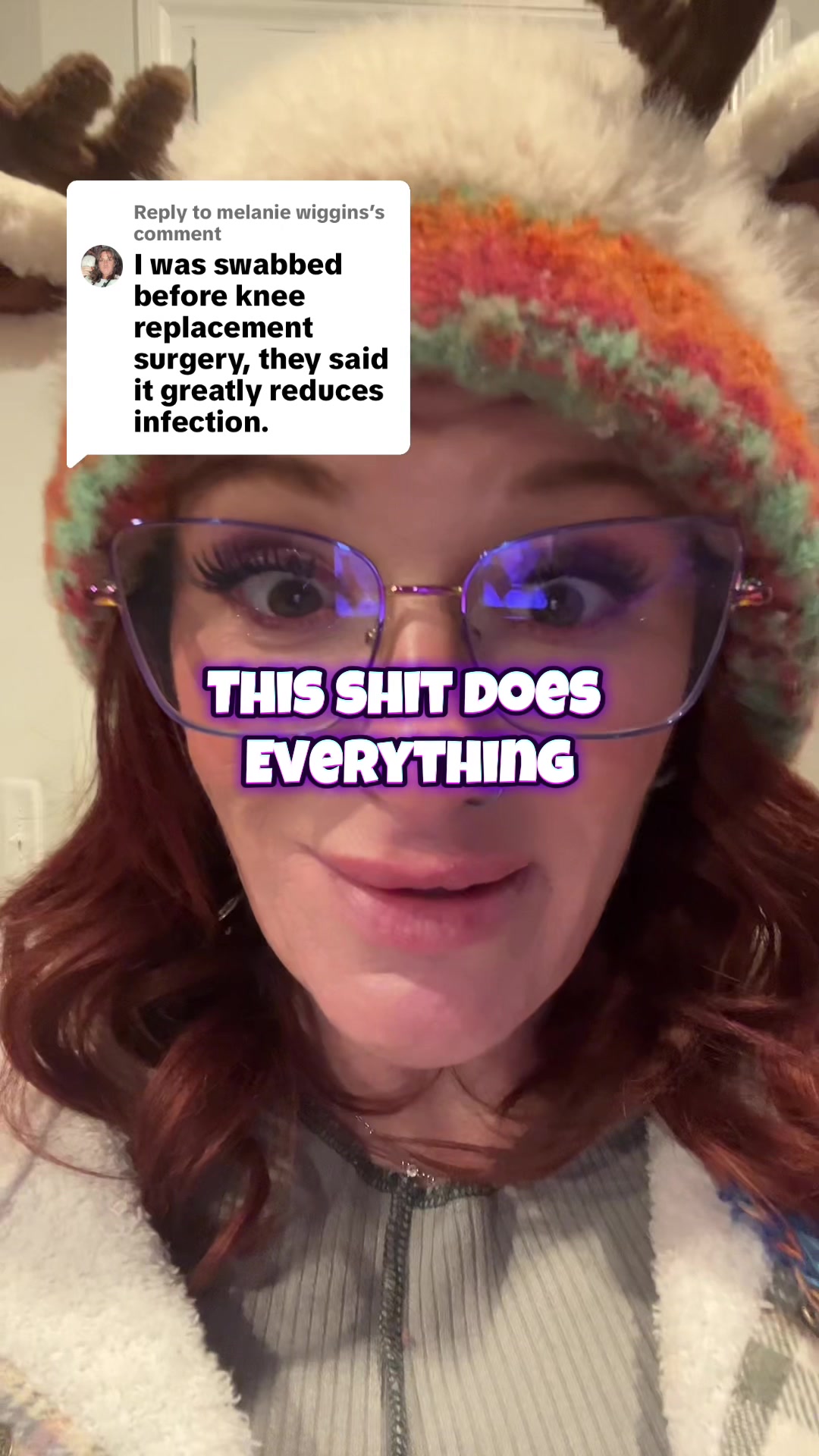 TikTok post by @shopwithmeagan for Triquetra Health. Caption reads: Replying to @melanie wiggins insider info-it’s....