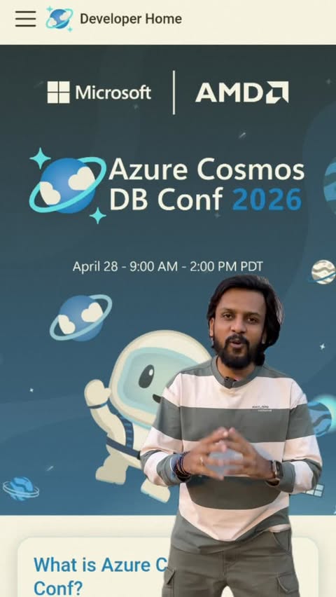 Instagram post by @theravitshow for Microsoft. Caption reads: If you are building anything in AI right now, this....