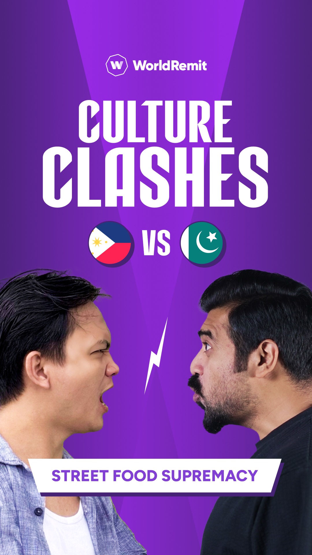 Instagram post by @wil.buena for WorldRemit. Caption reads: [...] face-offs celebrating the best of our....