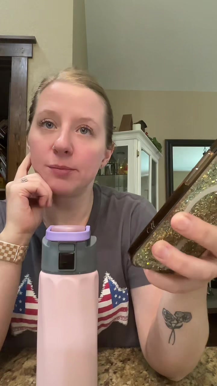 TikTok post by @morgsmedicalmom for Water H Costa Rica. Caption reads: @GetWaterH #waterh #waterhsmartwaterbottle....