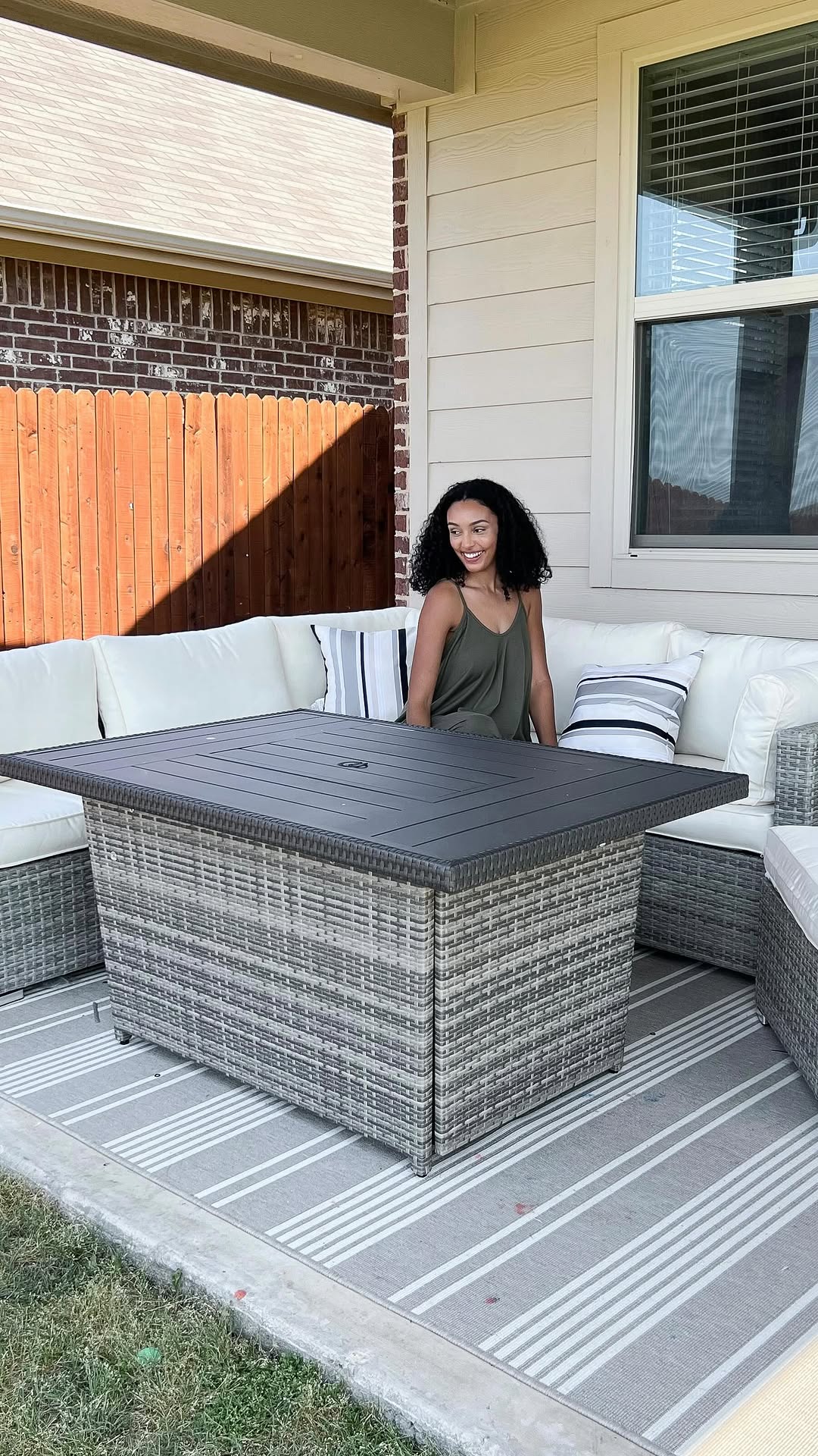 Instagram post by @kyrahenry_ for Best Choice Products. Caption reads: Another home update and furniture giveaway! #ad....