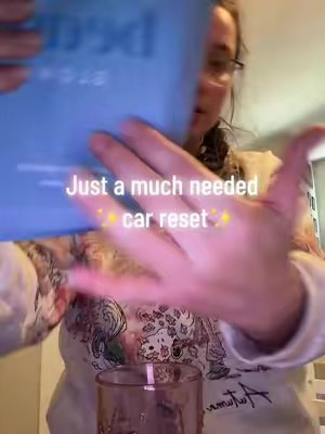 TikTok post by @jordyaragony for Beam. Caption reads: [...] #momtok #carreset #momlife #sundayreset....