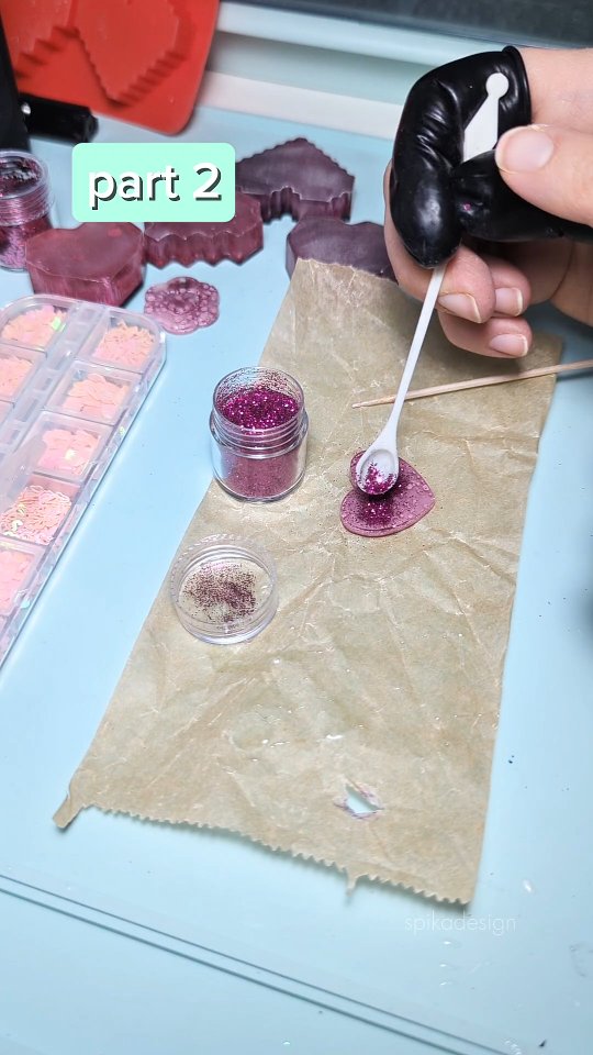 Instagram post by @spika_design for Resiners. Caption reads: [...] with the Love Inspired pieces from....