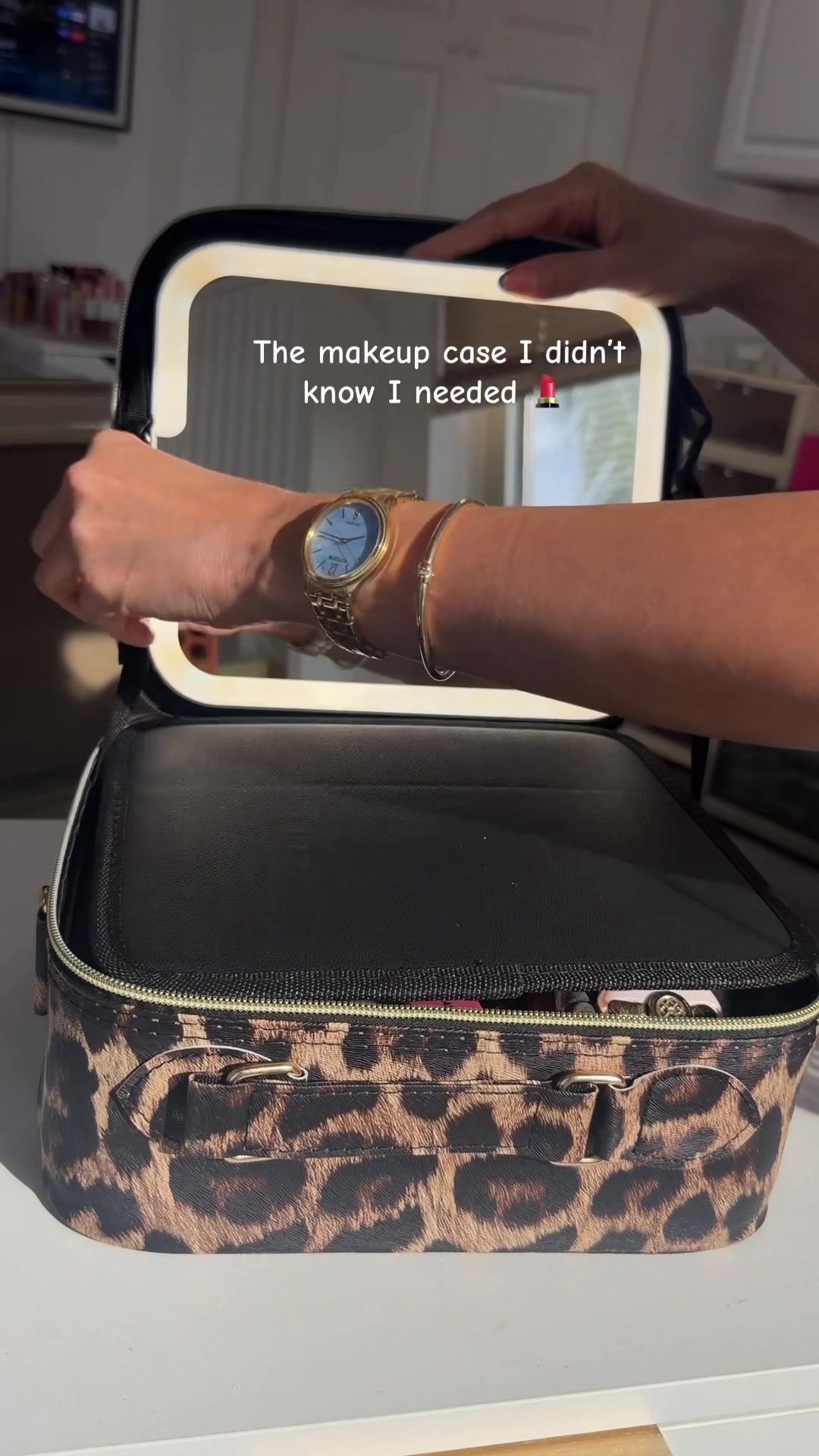 TikTok post by @samirasjewelry for Umitec. Caption reads: [...] cheetah print?! 😍🐆 I’m obsessed! by....