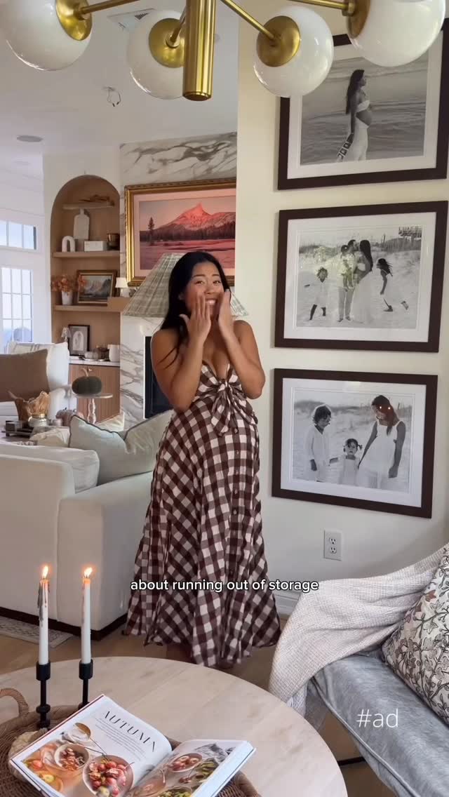 Instagram post by @joyfullygreen for Shutterfly. Caption reads: 📸Take the photos, but do something with it! Your....