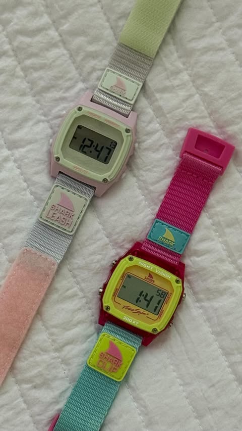 Instagram post by @linettecosme for Freestyle Watches. Caption reads: [...] summer & beach watches are from....