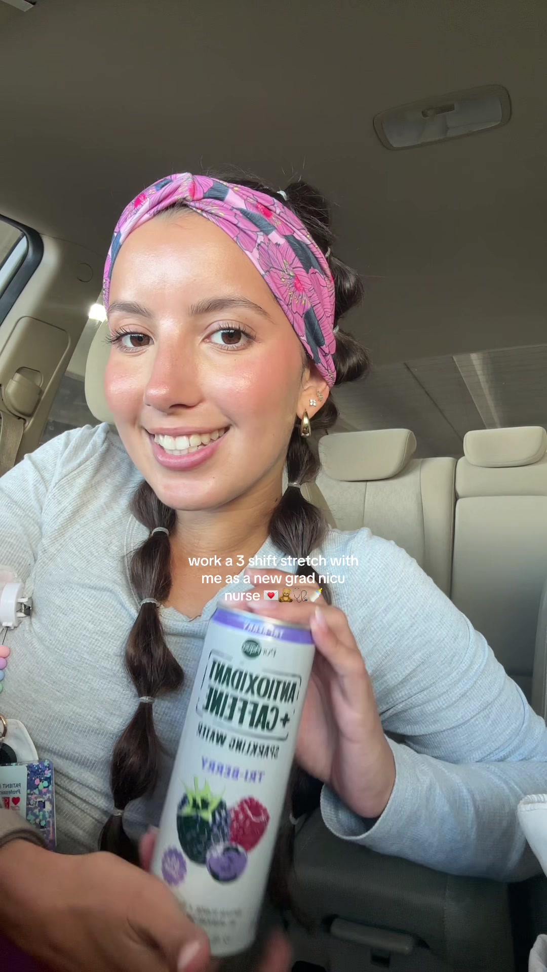 TikTok post by @cibeleurbanski for Fabletics. Caption reads: the post 3/3 glow is what i needed!! 💗💗....