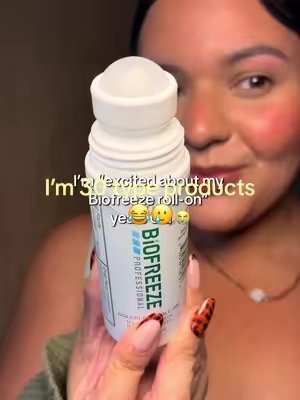 TikTok post by @livelyformyself for Biofreeze. Caption reads: [...] little home workout, a shower, and my....