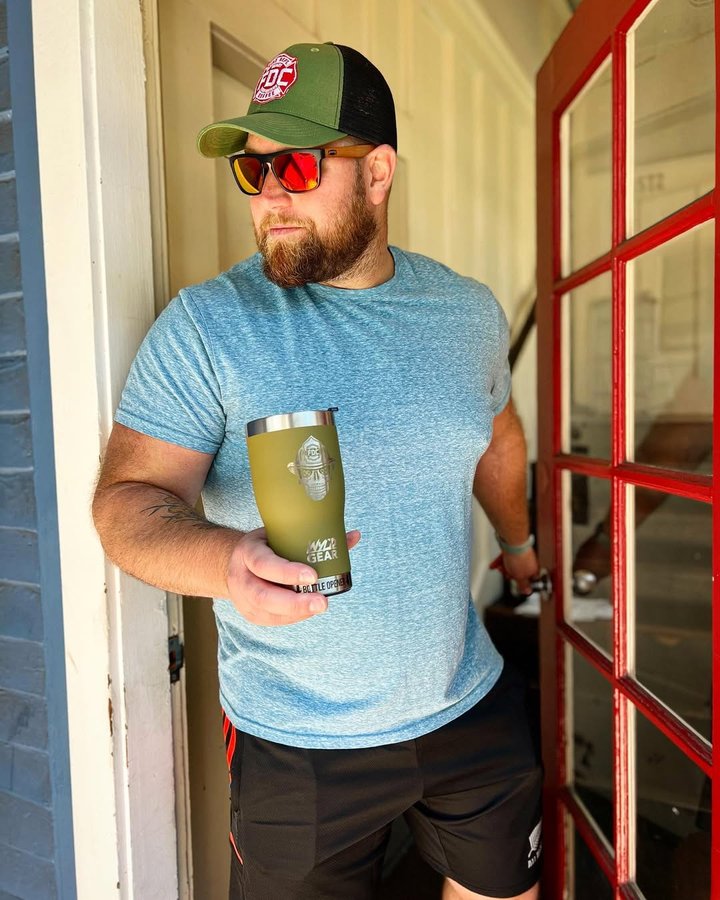 Instagram post by @wateman25 for Fire Dept. Coffee. Caption reads: I’d like to thank @firedeptcoffee one more time....