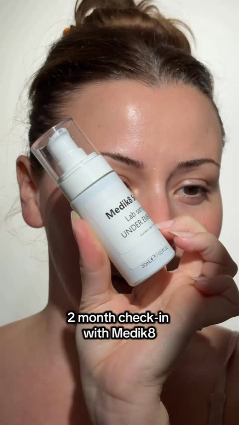 Instagram post by @roseandben for Medik8. Caption reads: [...] 2 month check-in with the NEW....