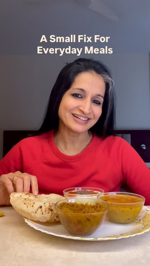 Instagram post by @coach_mitushi for Aashirvaad. Caption reads: [...] plan our meals. Switching to @aashirvaad....