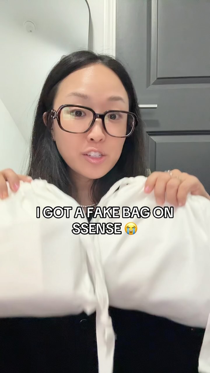 Instagram post by @tiffkimmm for SSENSE. Caption reads: @ssense let’s figure this out please! ❤️ putting....