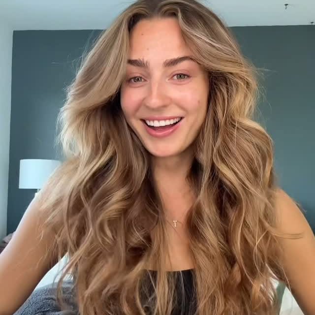 Instagram post by @taryn_lamb for Bumble And Bumble.. Caption reads: when i do style my hair, i love doing a big,....