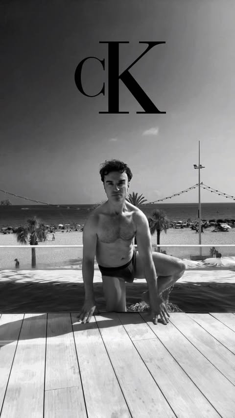Instagram post by @soyignaciomontes for Calvin Klein. Caption reads: Publi. Summer smells like Calvinklein’s new Silky....