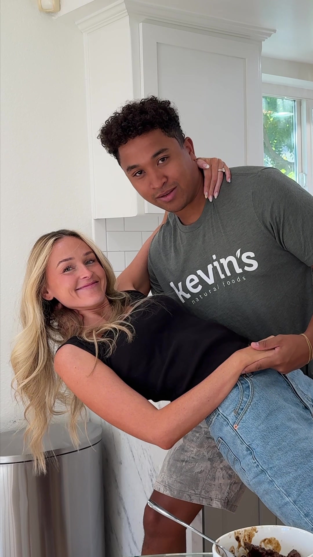 TikTok post by @brandonarmstrongg for Kevins Natural Foods. Caption reads: You know the food is good when it makes you want....