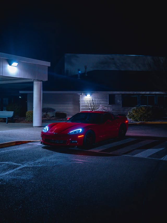 Instagram post by @corvette.society for TTABC. Caption reads: [...] code "REDRUM" on your next purchase ⬇️....