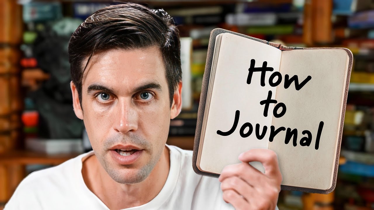 YouTube post by @DailyStoic for Daily Stoic. Caption reads: How To Journal Like A Stoic Philosopher.
