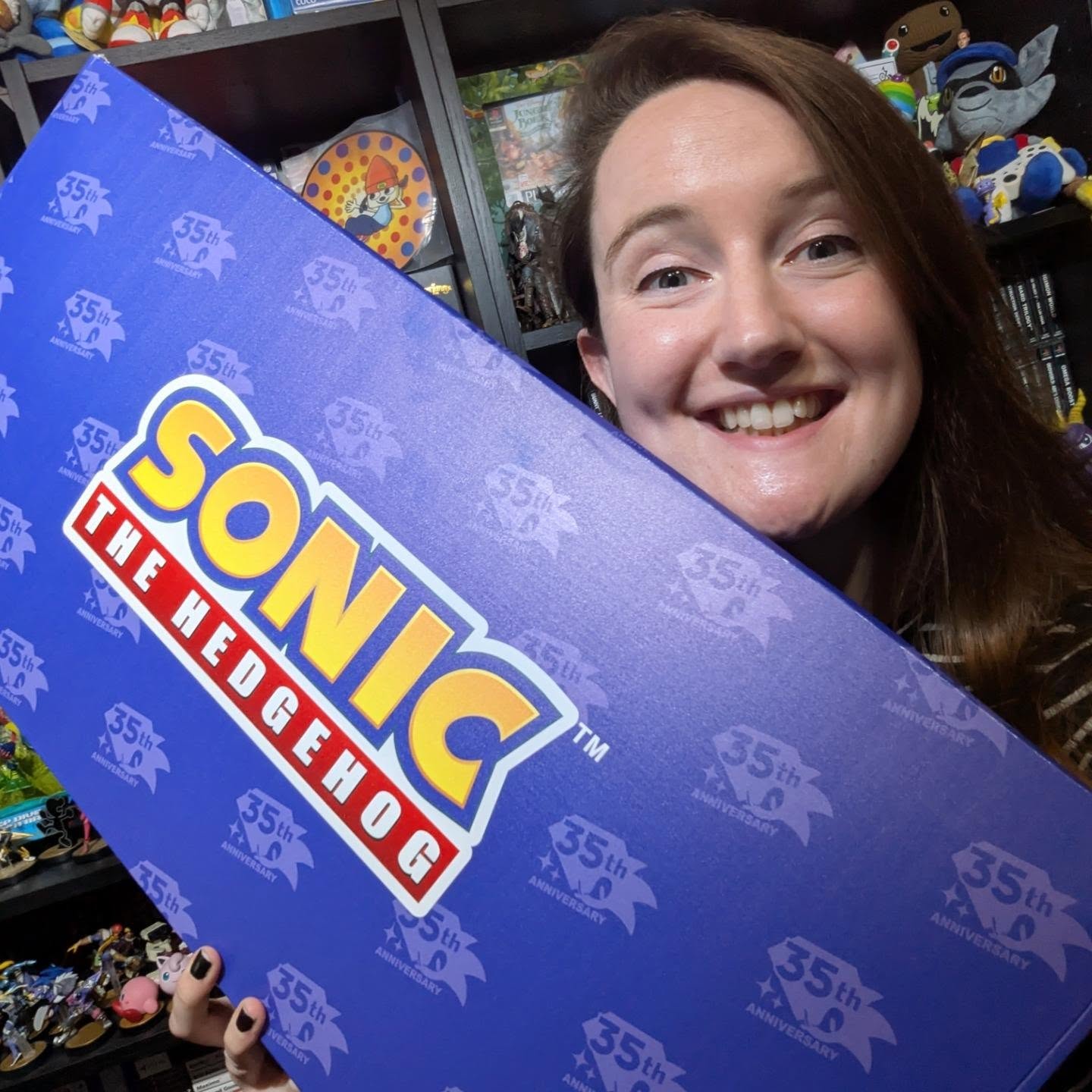 Instagram post by @rosie_caddick for SEGA. Caption reads: [...] dogs, and thank you to everyone at @sega and....
