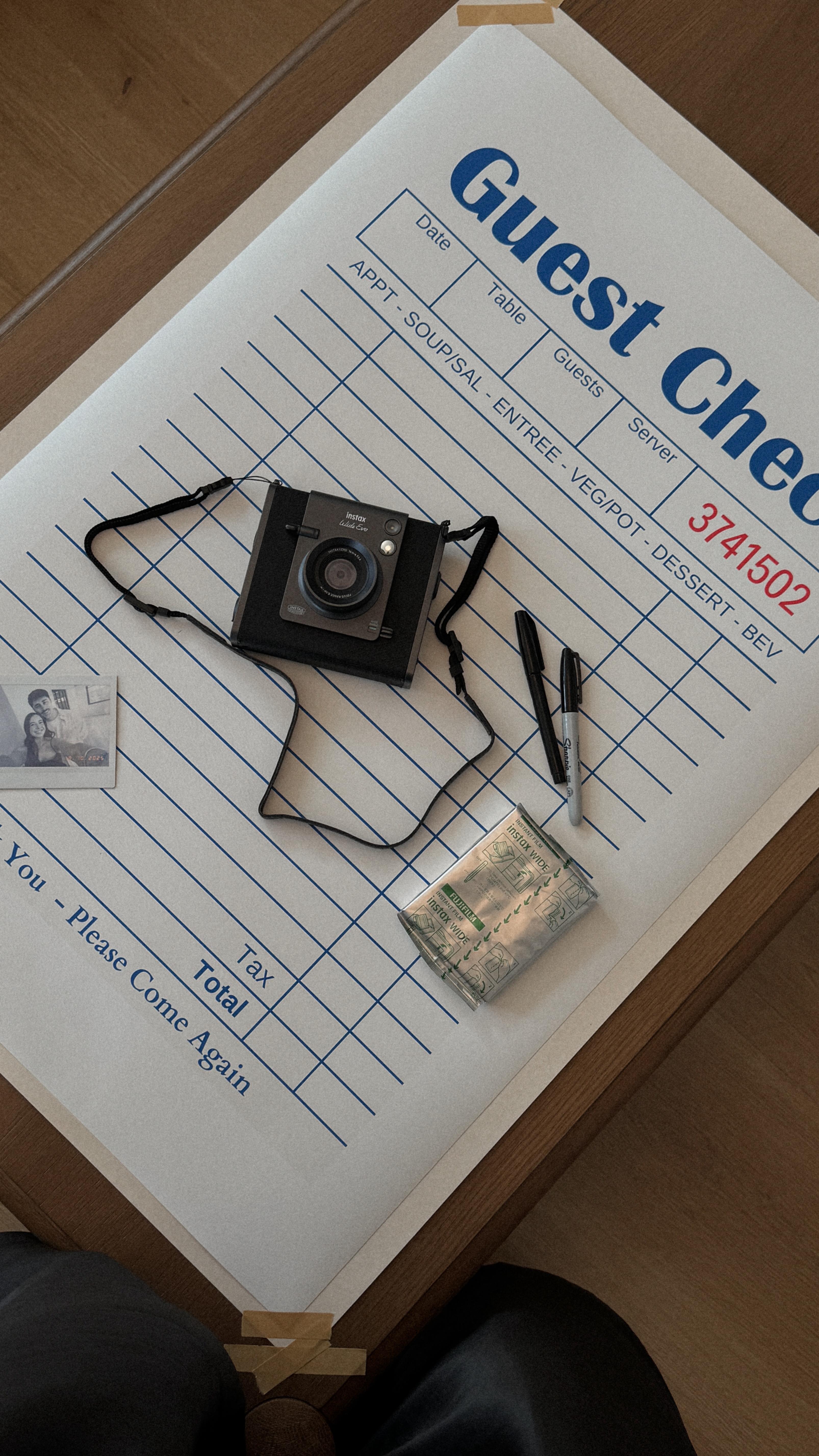 Instagram post by @kasiaastanicich for Instax. Caption reads: make our guest room artwork with me ✨📸🎞️

I....