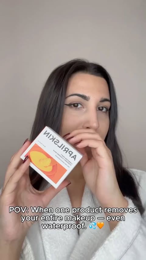 Instagram post by @maggie_tamm_ for APRILSKIN. Caption reads: I’ve tried so many makeup removers, but this one....