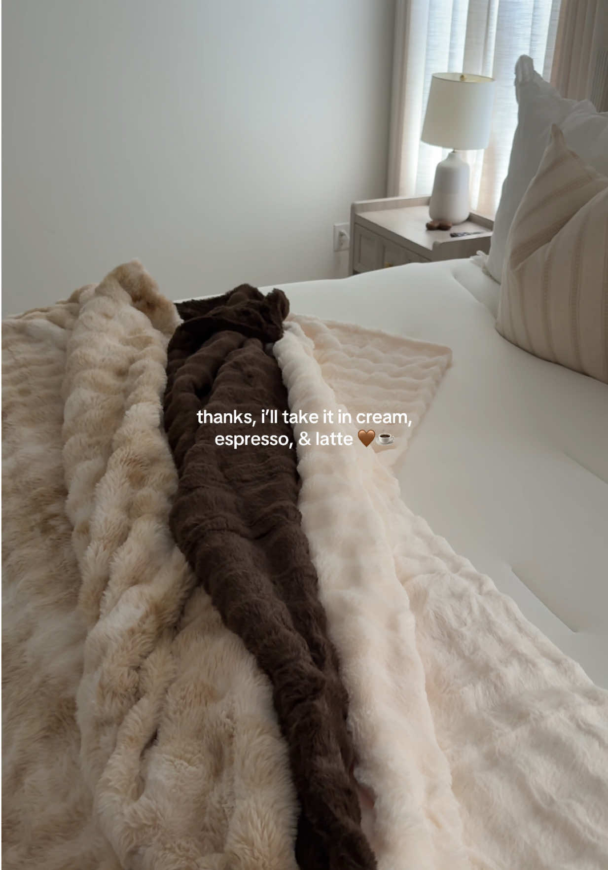 TikTok post by @taylor_ann_white for Mellow Sleep. Caption reads: [...] the fall colors for cozy season🤎☁️ @Mellow....