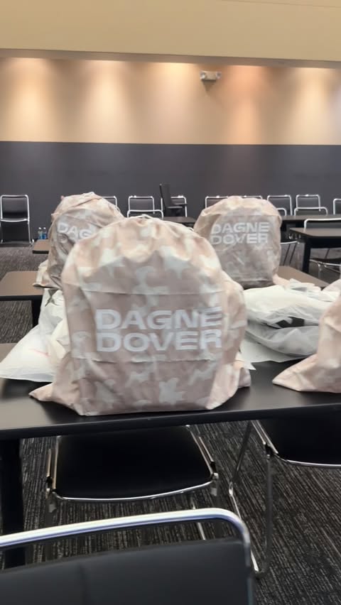 Instagram post by @melissashinmash for Dagne Dover. Caption reads: Spent the holidays in Pittsburgh with the....