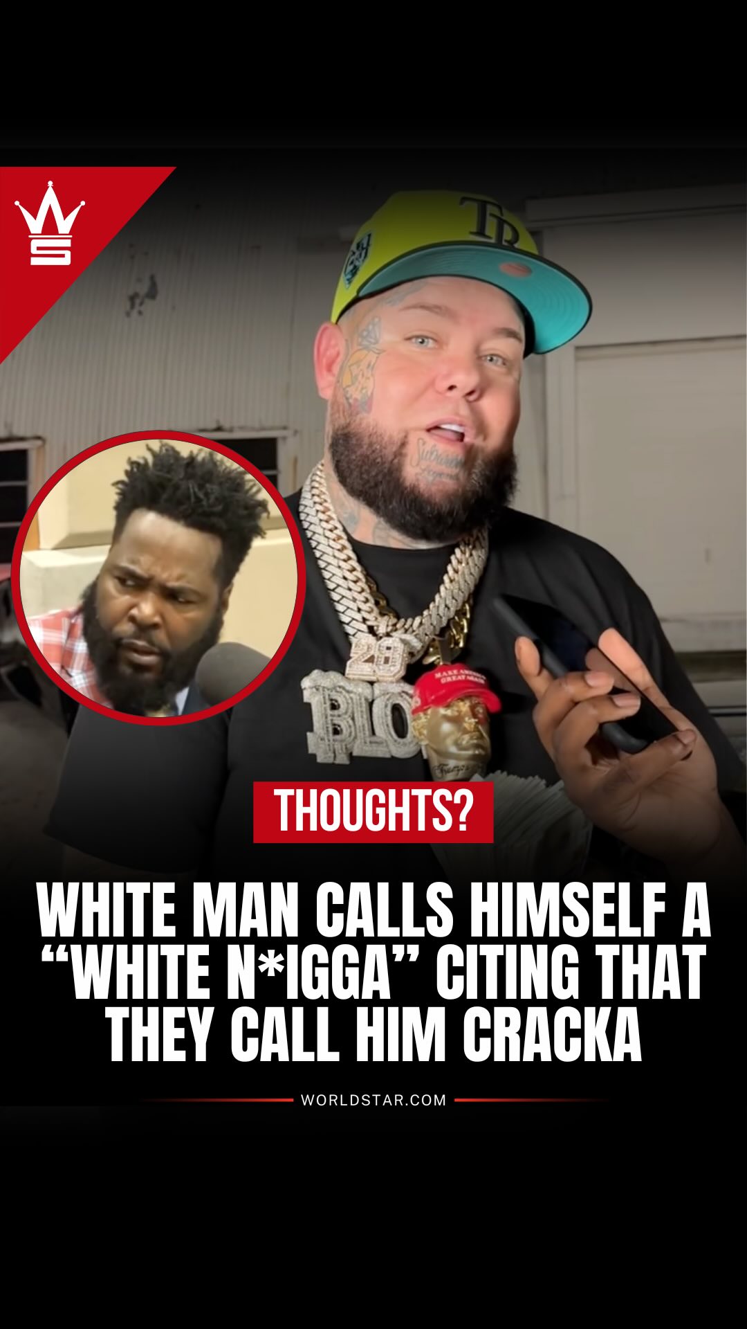 Instagram post by @tyebillion for Worldstarhiphop. Caption reads: @donaldsnephew47 feels Florida white boys get the....