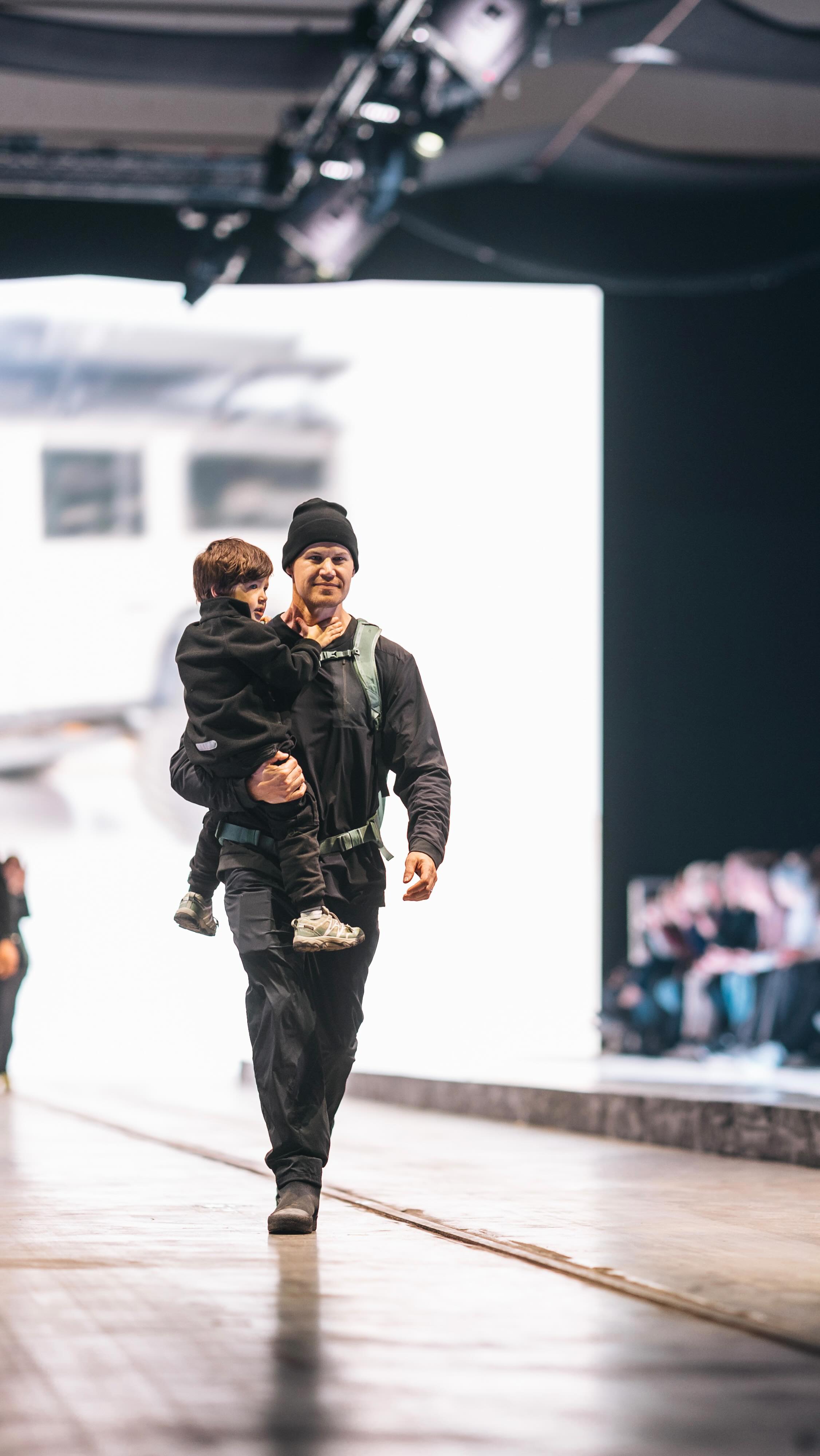 Instagram post by @reinebarkered for Thule. Caption reads: 🫡 What a show. @thule #Thex2025 was one for the....