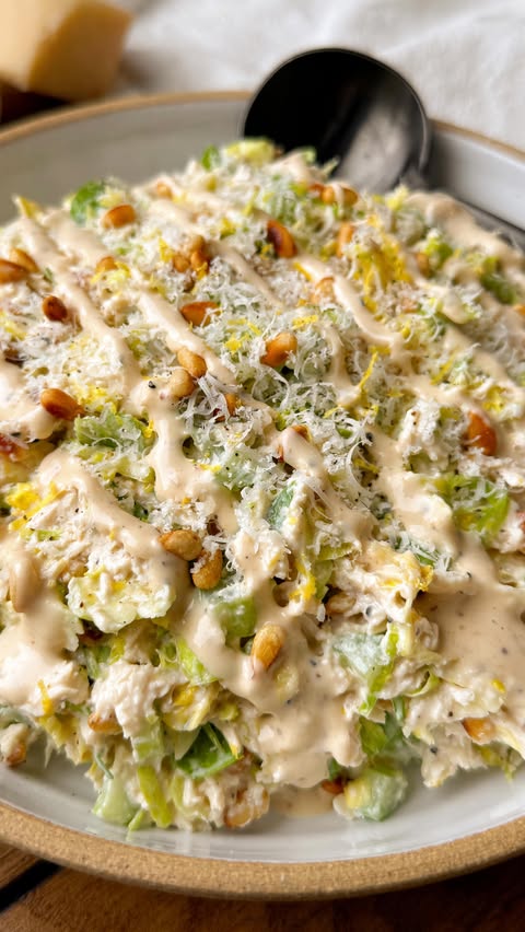 Instagram post by @munchinwithmaddie_ for Primal Kitchen. Caption reads: new year, same obsession with chicken salad 🤭 and....