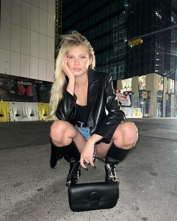 Instagram post by @josiecanseco for Nine West. Caption reads: only @ninewest styling at the f1 races in austin....