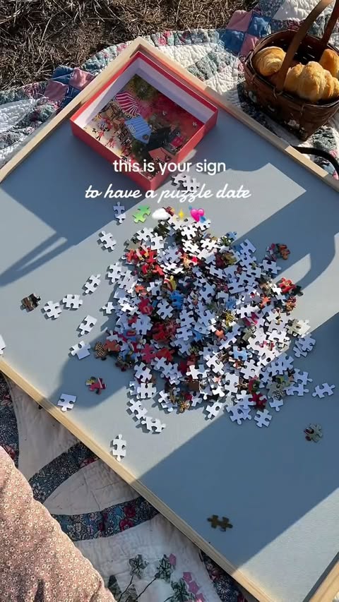 Instagram post by @firebreathing.bookqueen for All4JIG. Caption reads: [...] way to spend a Sunday 🧩✨

I love my....