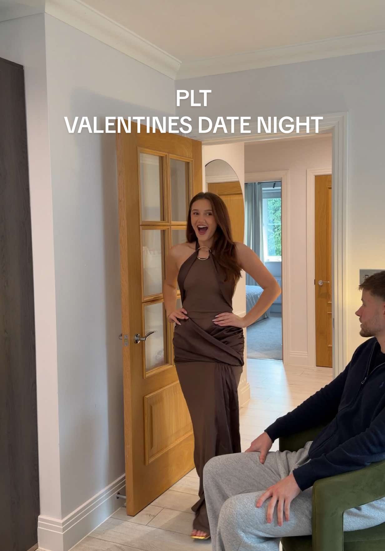 TikTok post by @livpreston for PrettyLittleThing. Caption reads: think the second one is my fav??....