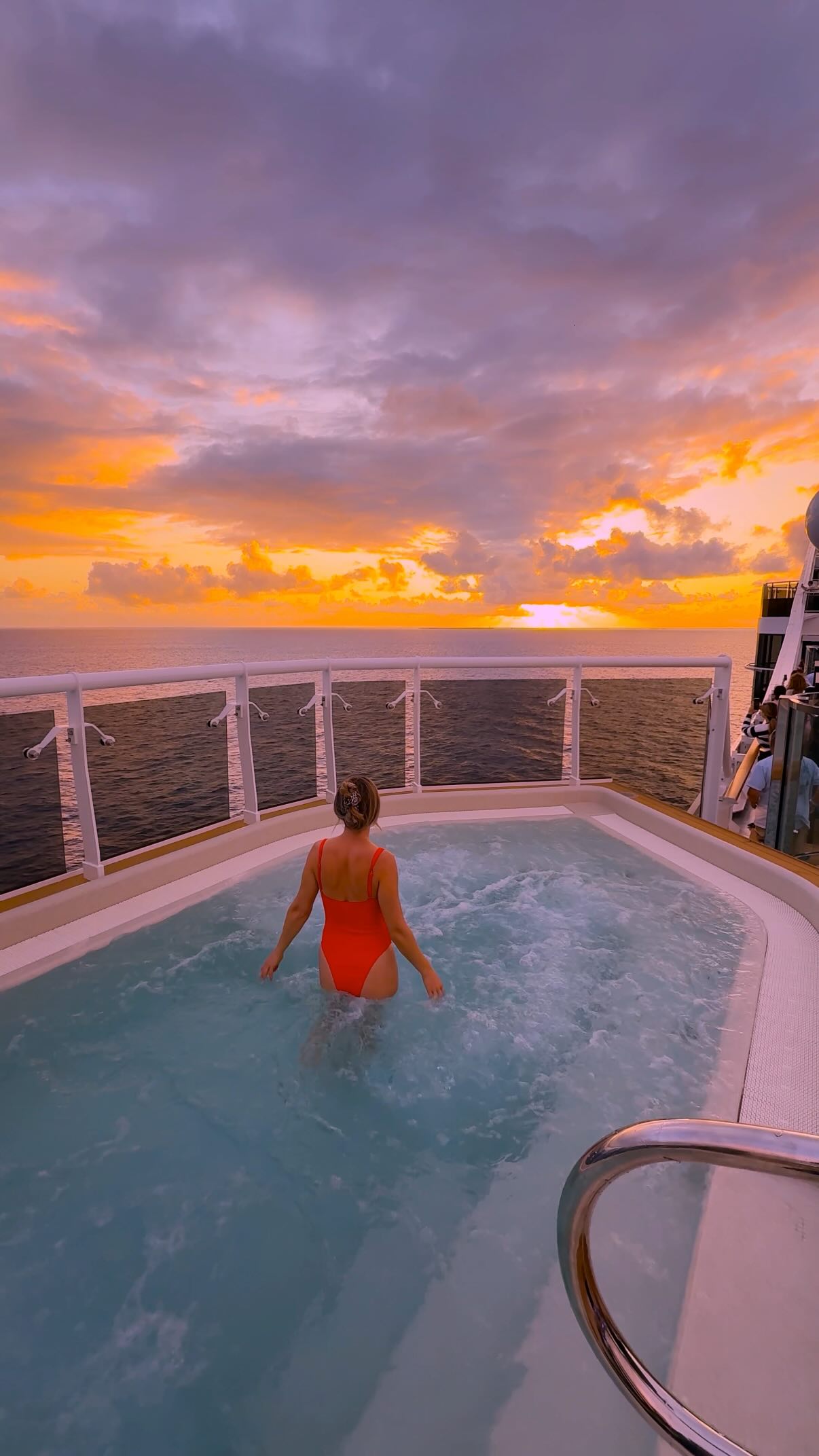 Instagram post by @wellnesstravelled for MSC Cruises Official. Caption reads: 1-5 Which would you try first when boarding MSC....