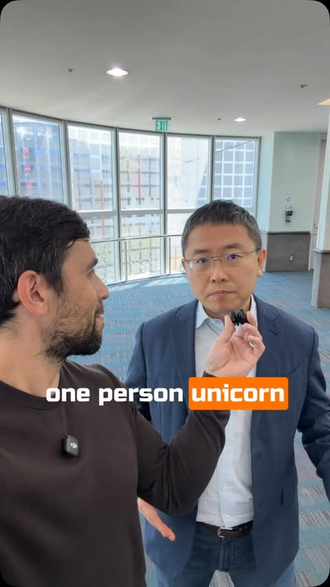 Instagram post by @alexlieb for Alibaba.com. Caption reads: [...] I interviewed Kuo Zhang, President of....