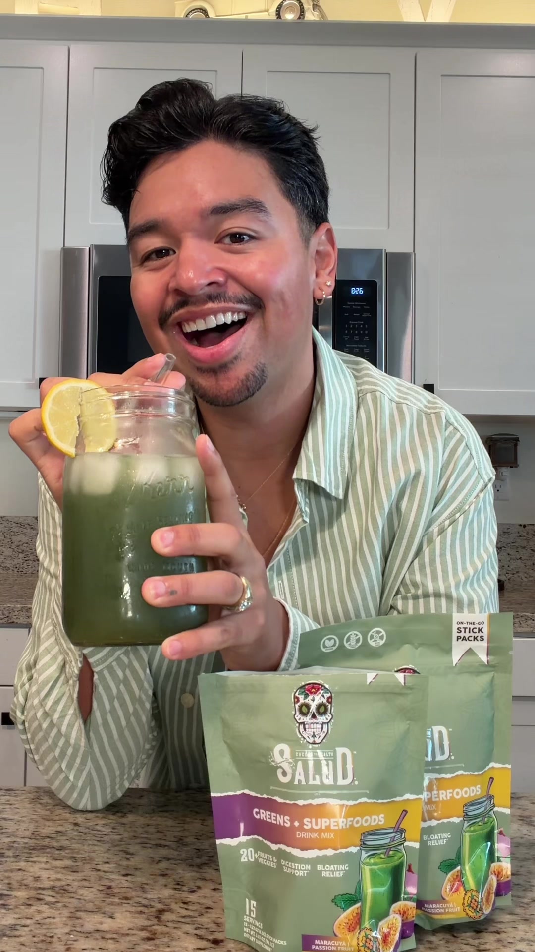 TikTok post by @thealantimoteov for Taste Salud. Caption reads: @Taste Salud just launched a NEW [...].