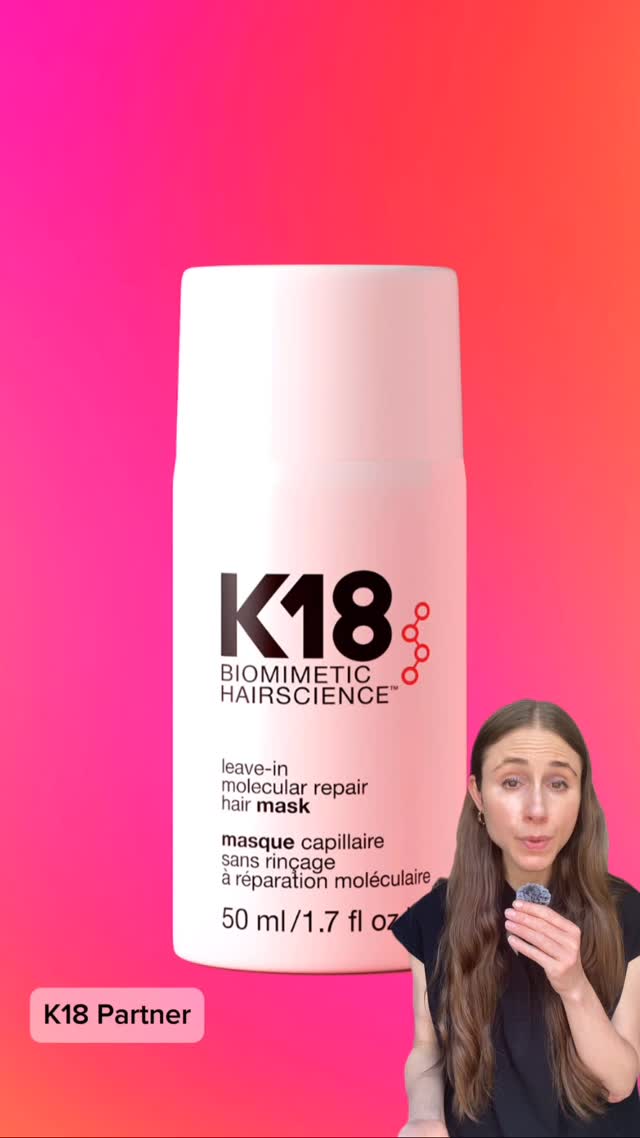 Instagram post by @drdrayzday for K18 Hair. Caption reads: #K18Partner Don’t waste a dime trying to fix....