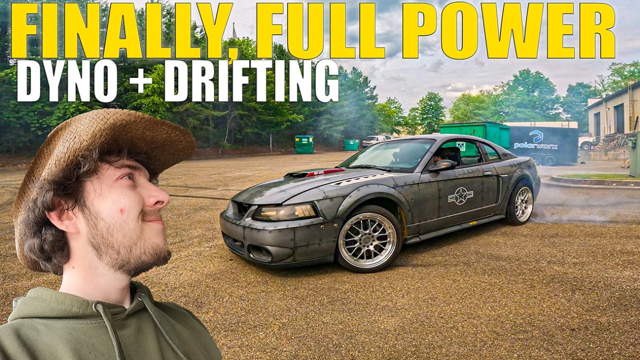 YouTube post by @PoeBoys for EVIL ENERGY. Caption reads: E85 makes BIG POWER on my LSA Supercharged DRIFT....