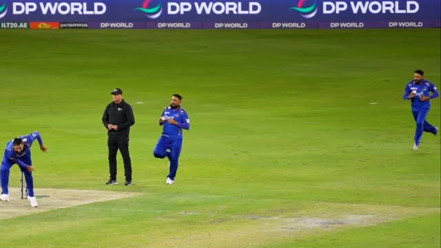 Instagram post by @zahoor___khan for DP World. Caption reads: [...] get better than this! 🥵 #MIEvGG....