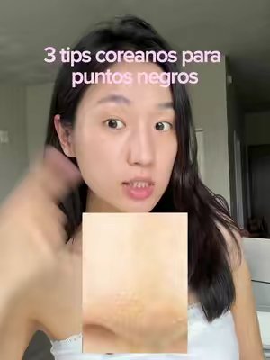 TikTok post by @kelly.coreana for Illinois Soybean Association. Caption reads: LOS PUNTOS EN LA NARIZ? no son puntos negros! son....