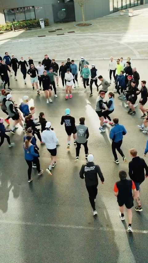 Instagram post by @marcuskjellas for Saucony. Caption reads: [...] run Dont miss the next one Running with....