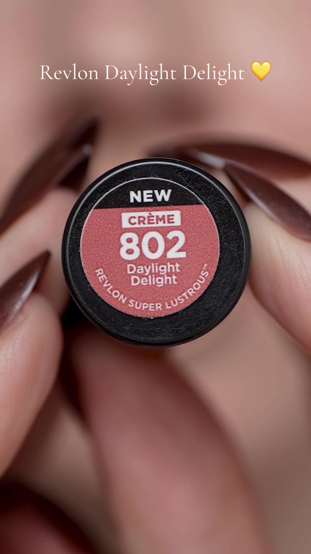 TikTok post by @sosodoesmakeup for Revlon. Caption reads: Close up on @Revlon Cosmetics daylight delight....