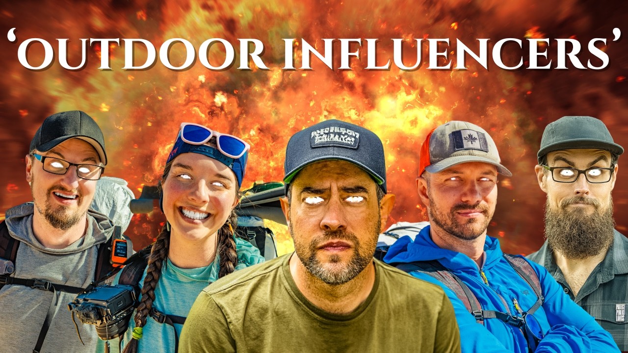 YouTube post by @eric_hanson for Drink LMNT. Caption reads: The Shocking Influence of Outdoor YouTubers.