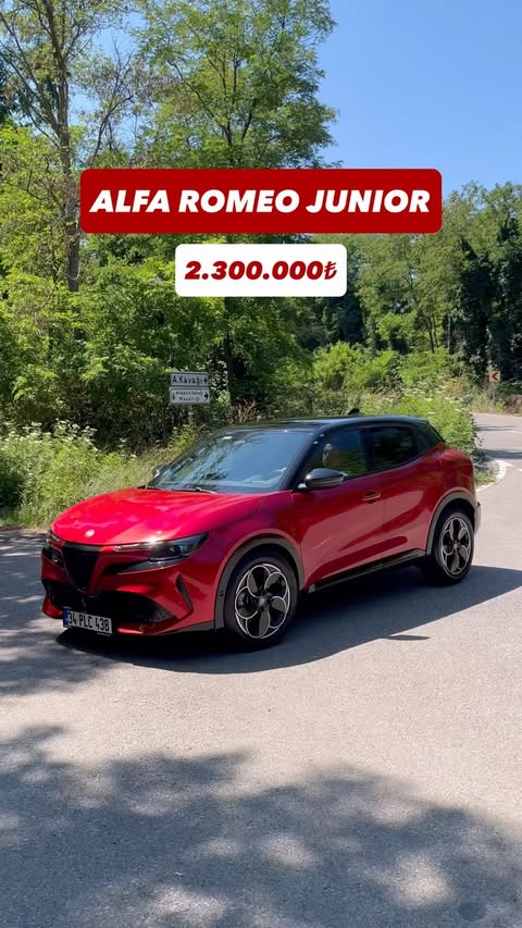 Instagram post by @bayigezgini for Alfa Romeo. Caption reads: [...] tercih eder misiniz? @bayigezgini....