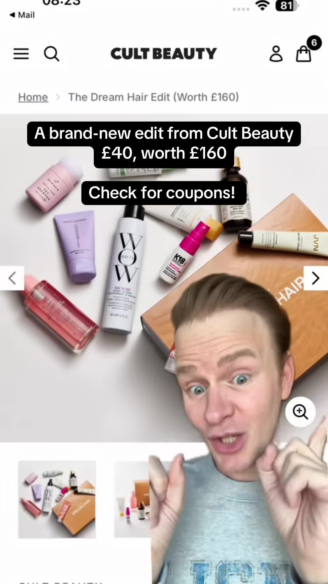 TikTok post by @thesavvyscent for Fable and Mane