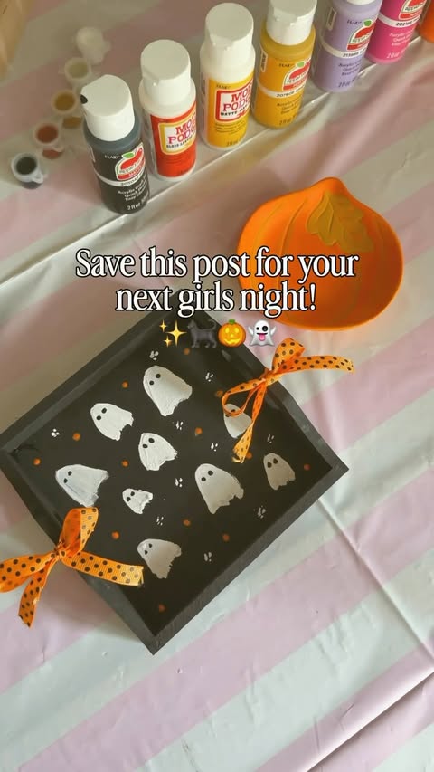 Instagram post by @samantha_show_ for Oriental Trading. Caption reads: [...] night in with the girls thanks to....