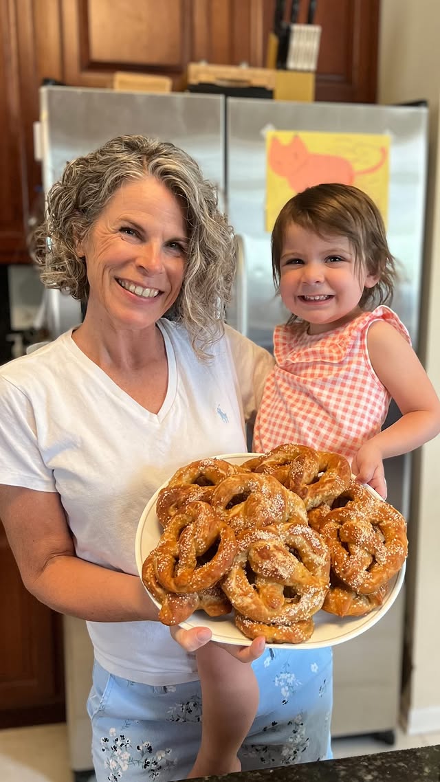 Instagram post by @kimsterling for Baketivity. Caption reads: [...] with a kid-friendly baking kit from....