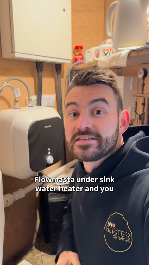 Instagram post by @glisterservices for Screwfix. Caption reads: [...] Flomasta products are available at....