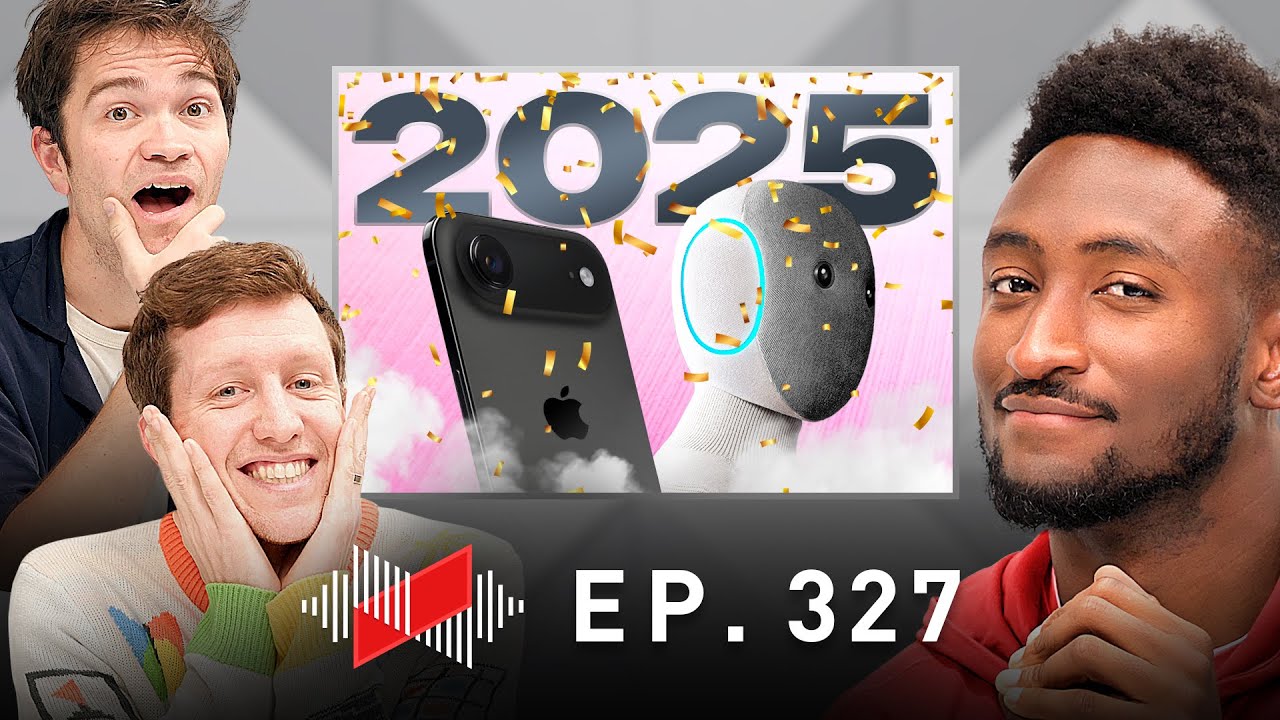 YouTube post by @Waveform for The Verge. Caption reads: WTF Happened in 2025 - Waveform Rewind.