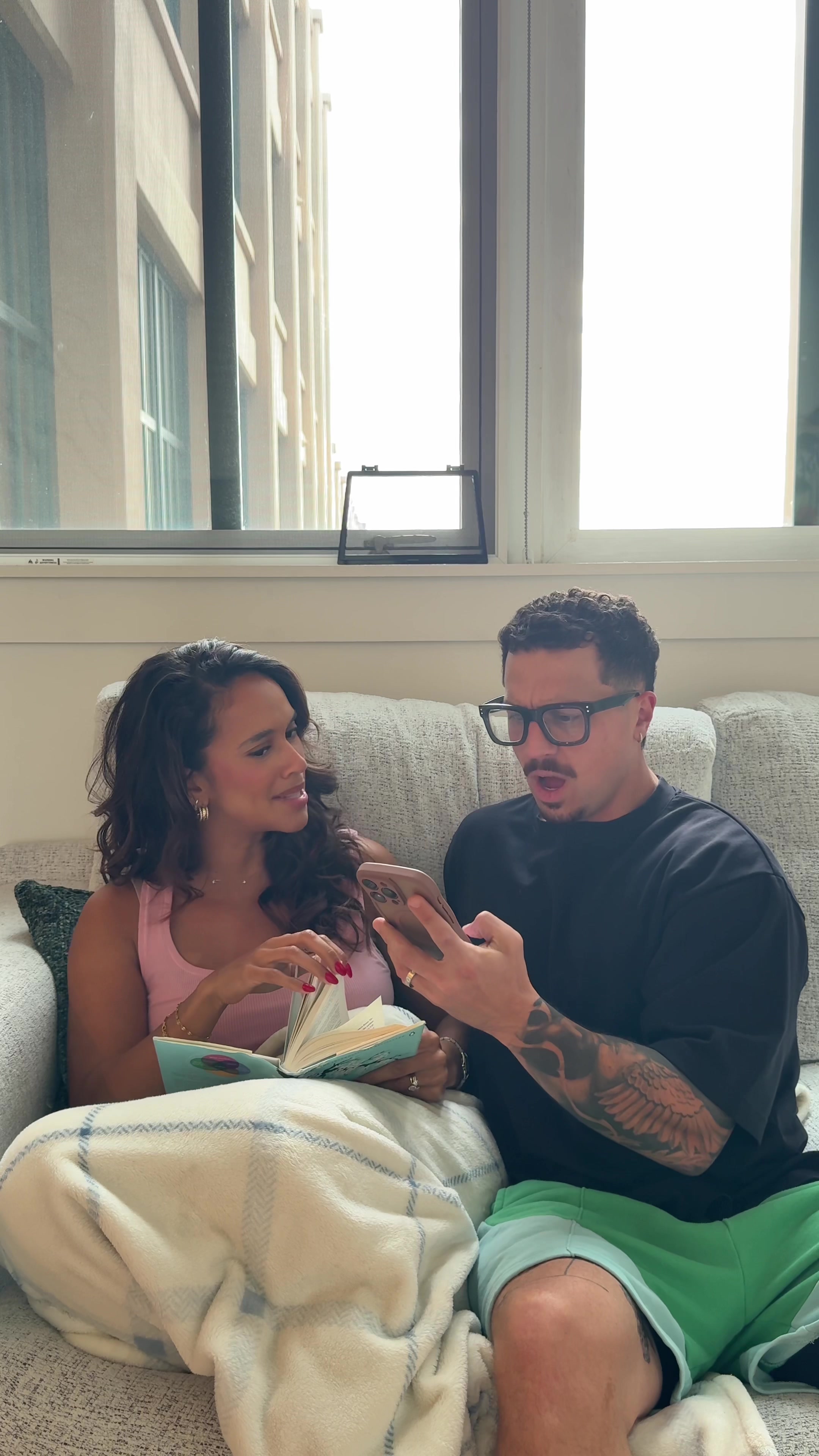 TikTok post by @erikaxpriscilla for Cash App. Caption reads: Wait guys…. Should we break up? @Cash App....