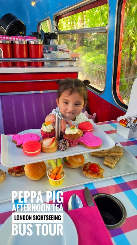 Instagram post by @the_mum_edition for Brigit’s Bakery. Caption reads: 🎂 Birthday adventures with my little Luna 🩷🐷✨....